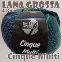 4 Knäuel 200 Gramm Cinque Multi von Lana Grossa in traumhaft schönen Farbverläufen Farbe 009 Partie 4424 Bild 6