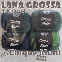 4 Knäuel 200 Gramm Cinque Multi von Lana Grossa in traumhaft schönen Farbverläufen Farbe 009 Partie 4424 Bild 9