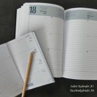 toller Kalender Terminplaner 2024, Notizbuch A5,A4, Kork weinrot, personalisierbar Bild 9