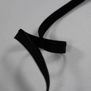 1 m elastisches Paspelband uni schwarz, 4362 Bild 1