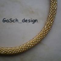 Häkelkette, gehäkelte Perlenkette * Golden Twenties 2.0 - auf 78 cm Bild 2