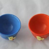 2 Vintage Eierbecher aus Keramik Bild 3