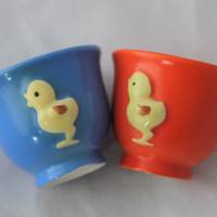 2 Vintage Eierbecher aus Keramik Bild 4