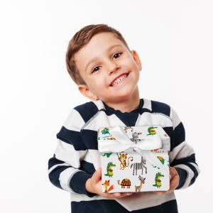 Geschenkpapier Jungen, 6 Bögen Geschenkpapier Kindergeburtstag, Motiv- und Bastelpapier, Geschenke einpacken für Jungs Bild 2