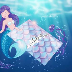 Meerjungfrau Einladungskarten, 12 Einladung Kindergeburtstag Mädchen Meerjungfrau Geburtstag, Einladung Unterwasserwelt Bild 2