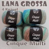 4 Knäuel 200 Gramm Cinque Multi von Lana Grossa in traumhaft schönen Farbverläufen Farbe 012 Partie 2943 Bild 7