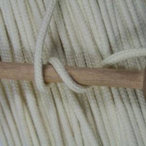 1 m Baumwollkordel, 4 mm, beige Bild 1