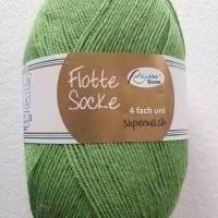 Flotte Socke 4fach, 100g, grün, Fb. 932, Sockenwolle von Rellana Bild 1