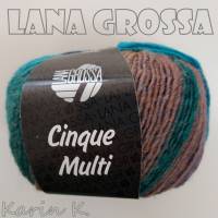 4 Knäuel 200 Gramm Cinque Multi von Lana Grossa in traumhaft schönen Farbverläufen Farbe 008 Partie 4423 Bild 4