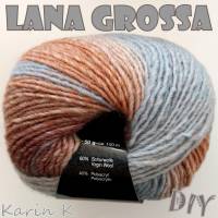 6 Knäuel 300 Gramm Cinque Multi von Lana Grossa in traumhaft schönen Farbverläufen Farbe 019 Partie 2946 Bild 3