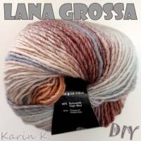 6 Knäuel 300 Gramm Cinque Multi von Lana Grossa in traumhaft schönen Farbverläufen Farbe 019 Partie 2946 Bild 5
