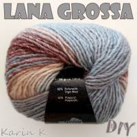 6 Knäuel 300 Gramm Cinque Multi von Lana Grossa in traumhaft schönen Farbverläufen Farbe 019 Partie 2946 Bild 6