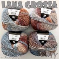 6 Knäuel 300 Gramm Cinque Multi von Lana Grossa in traumhaft schönen Farbverläufen Farbe 019 Partie 2946 Bild 7