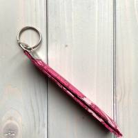 Schlüsselband Schlüsselanhänger Schlüsselring Schlüsselbändchen Schlüsselbund kurz "Beautiful Pink" Bild 5