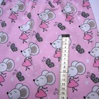 Babys 0-6 Monate Strampelsack Pucksack Schlafsack Mäuschen Schmetterling Sterne rosa Jerseyschlafsack für Mädels Geburt Bild 3