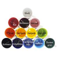Glücks Tasse personalisiert mit Name | Innenfarbe wählbar | Tasse voll Glück Bild 4