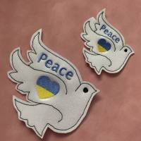 Stickdatei  Friedenstaube Ukraine Peace Frieden Bild 1