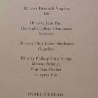 75 Jahre Insel-Bücherei 1912-1987 - 5 Bände im Schuber Bild 2