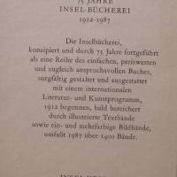75 Jahre Insel-Bücherei 1912-1987 - 5 Bände im Schuber Bild 3