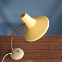 Tischlampe mit Hexenhut und Schwanenhals 60er Jahre Bild 3