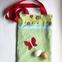 Ostern-Stofftasche, Einkaufbeutel Ostergeschenk, Ostern-Kinderbeutel, Geschenkbeutel Ostern, kleine Stofftasche Hase Bild 3