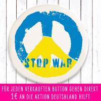 Charity Button Peace Stop War Bild 1