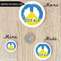 Charity Button Peace Stop War Bild 2