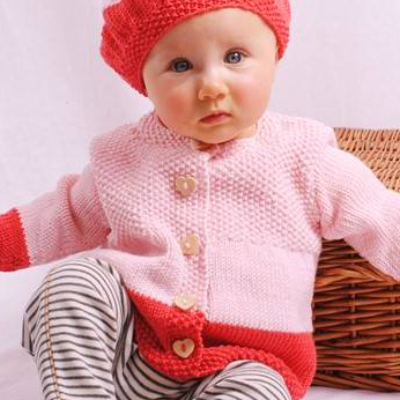 Strickanleitung für den Babymantel Rapunzel, in den Größen 62 bis 92, Grundkenntnisse erforderlich