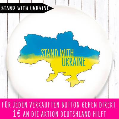 Charity Button Stand with Ukraine