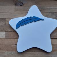 Erinnerung an ein Sternenkind, Geschenk für Sterneneltern, individuelle gestaltetes Trauergeschenk, weißer Stern Stern Bild 3
