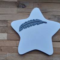 Erinnerung an ein Sternenkind, Geschenk für Sterneneltern, individuelle gestaltetes Trauergeschenk, weißer Stern Stern Bild 4
