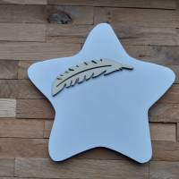 Erinnerung an ein Sternenkind, Geschenk für Sterneneltern, individuelle gestaltetes Trauergeschenk, weißer Stern Stern Bild 5
