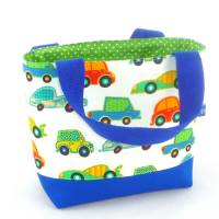 Kindertasche mit bunten Autos / Kindergartentasche / Kita Tasche / Osterkörbchen Bild 1