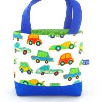 Kindertasche mit bunten Autos / Kindergartentasche / Kita Tasche / Osterkörbchen Bild 2