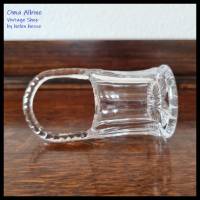 Vintage Kristallglas Körbchen - 50er Jahre Bild 9