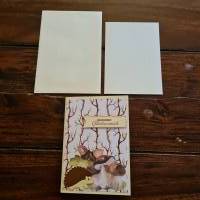 Geburtstagskarte - kleiner Igel - Bäume und Pilze Bild 4