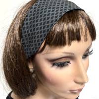 wunderschönes, edles Haarband aus reiner Baumwolle mit geometrischem Muster, free size Bild 1