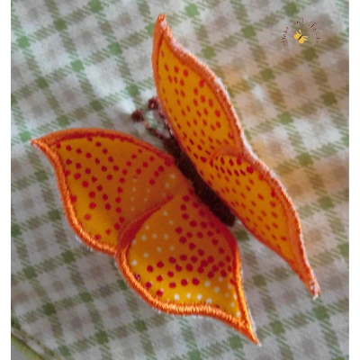 Freistehender Schmetterling Applikation zum Verzieren von Knistertüchern Babydecken Babykissen Kleidung Osterdekoration