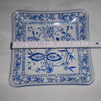 Teller und Platten aus Olbernauer Glas in Blau aus den 1980ern Bild 8