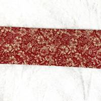 wunderschönes, edles Haarband aus reiner Baumwolle mit floralem Muster, terracottafarben, free size Bild 2