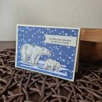 Geburtstagskarte - Eisbär - kleiner Eisbär - Im Herzen immer an deiner Seite Bild 5
