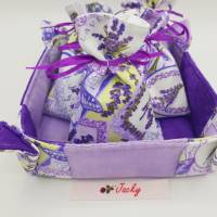 Lavendelsäckchen mit Lavendelblüten befüllt Bild 3