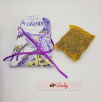Lavendelsäckchen mit Lavendelblüten befüllt Bild 4