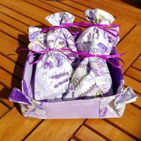 Lavendelsäckchen mit Lavendelblüten befüllt Bild 5