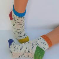 Socken Damensocken handgestrickt Größe 40/41 Bild 5