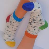 Socken Damensocken handgestrickt Größe 40/41 Bild 7