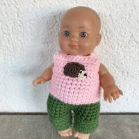 Kleidung für Puppen 20 cm mit kleinem Igel sofort lieferbar !!! Bild 1