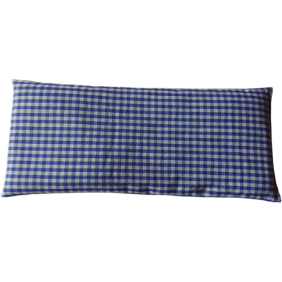 Amarant Augen und Entspannungs Kissen Vischy Karo blau/weiß