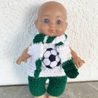 Fußball Kleidung für Puppen 20 cm für Fußballfans ! Bild 2