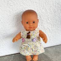 Süßes Kleidchen für Puppen 20 cm mit Osterhase Bild 3